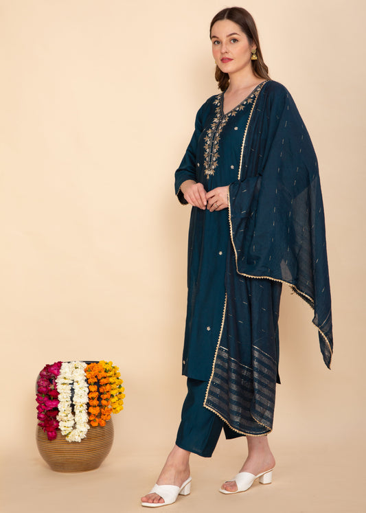 EMERALD GREEN SUIT SET NAMOSTRI